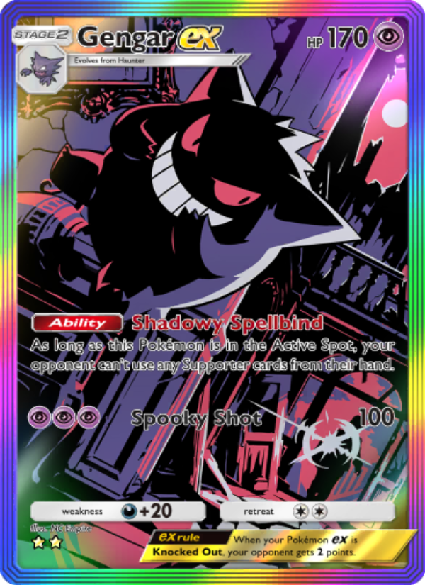 Gengar ex 277/286 — Genetic Apex (English Pokémon TCG card)
