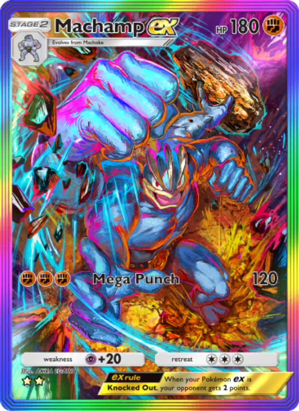 Machamp ex 278/286 — Genetic Apex (English Pokémon TCG card)