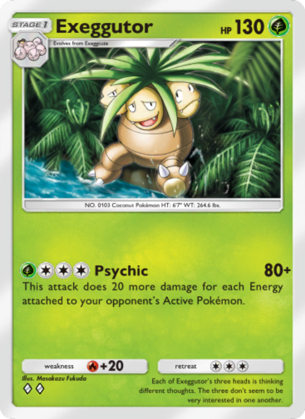 Exeggutor 002/86 — Mythical Island (English Pokémon TCG card)
