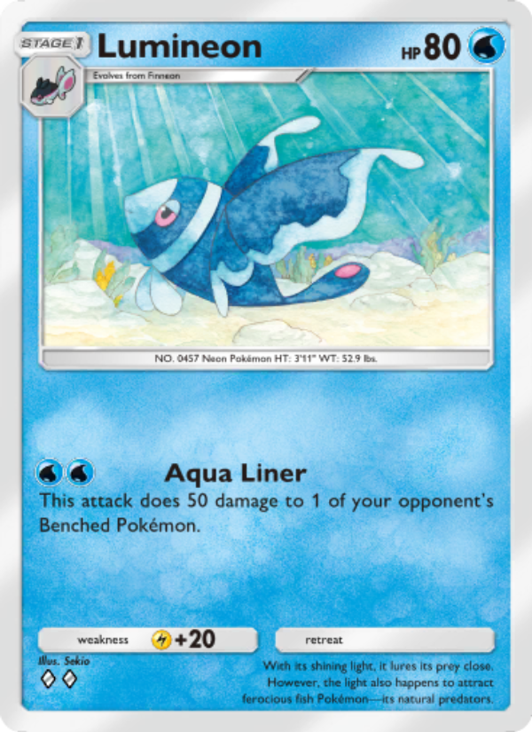 Lumineon 021/86 — Mythical Island (English Pokémon TCG card)