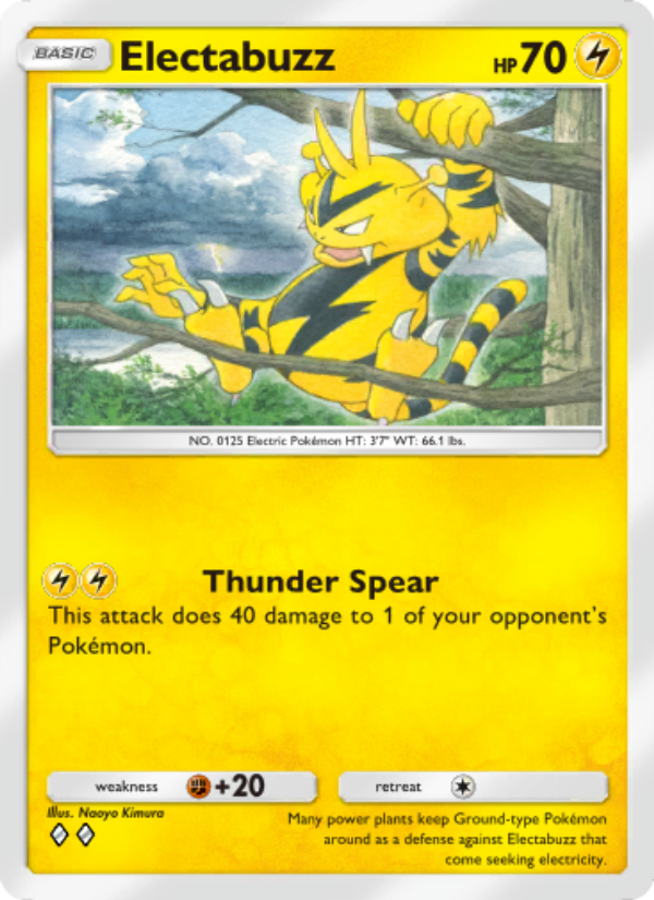 Electabuzz 027/86 — Mythical Island (English Pokémon TCG card)