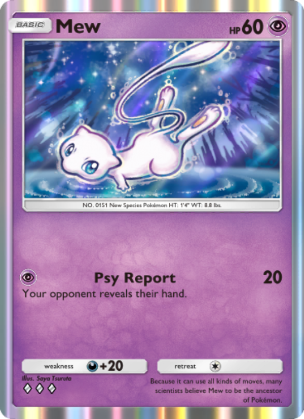 Mew 031/86 — Mythical Island (English Pokémon TCG card)