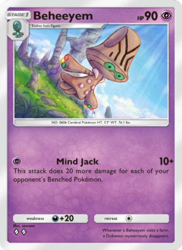Beheeyem 035/86 — Mythical Island (English Pokémon TCG card)