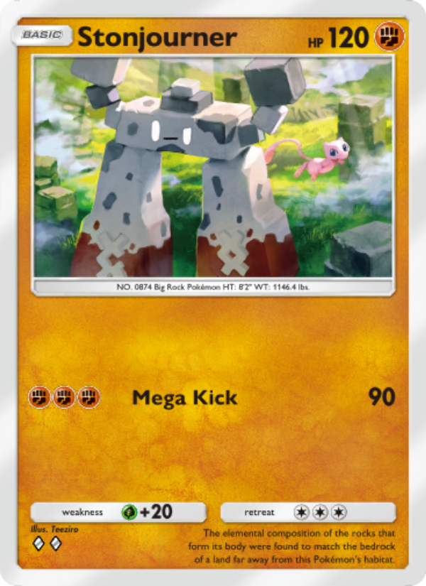Stonjourner 048/86 — Mythical Island (English Pokémon TCG card)