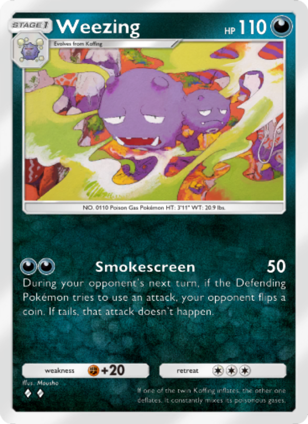 Weezing 050/86 — Mythical Island (English Pokémon TCG card)