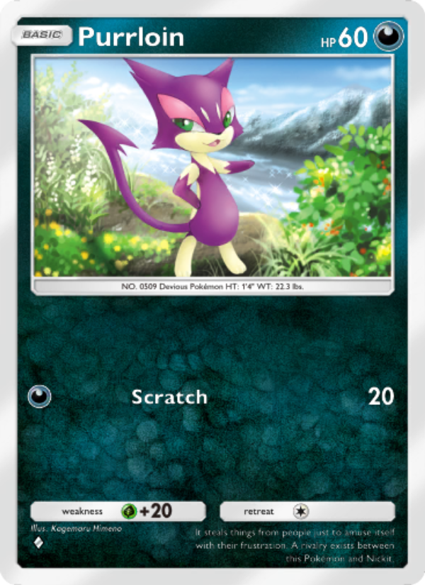 Purrloin 051/86 — Mythical Island (English Pokémon TCG card)