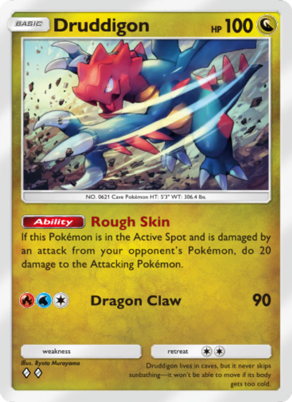Druddigon 056/86 — Mythical Island (English Pokémon TCG card)