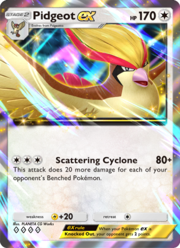 Pidgeot ex 059/86 — Mythical Island (English Pokémon TCG card)