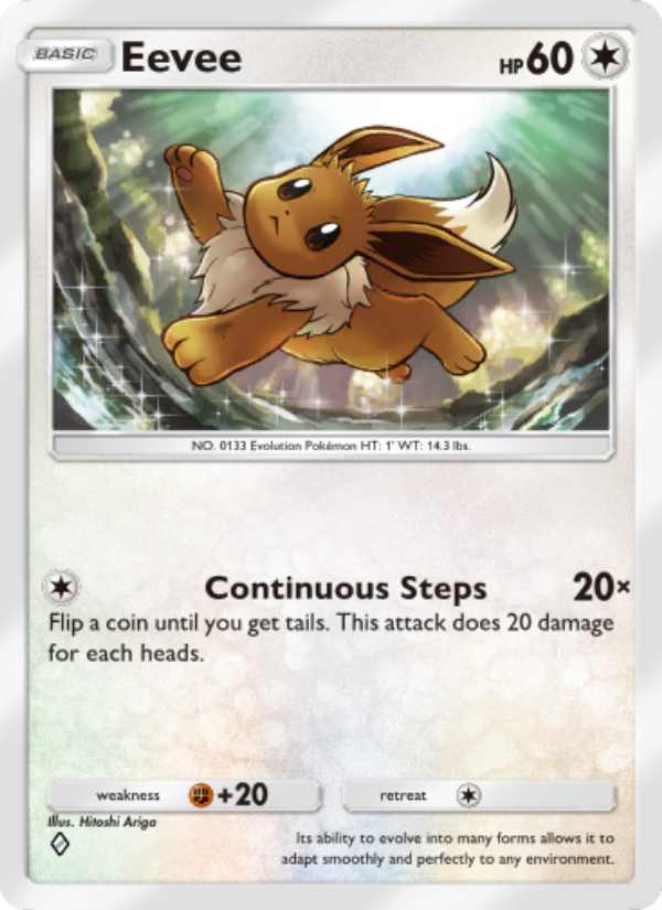 Eevee 061/86 — Mythical Island (English Pokémon TCG card)