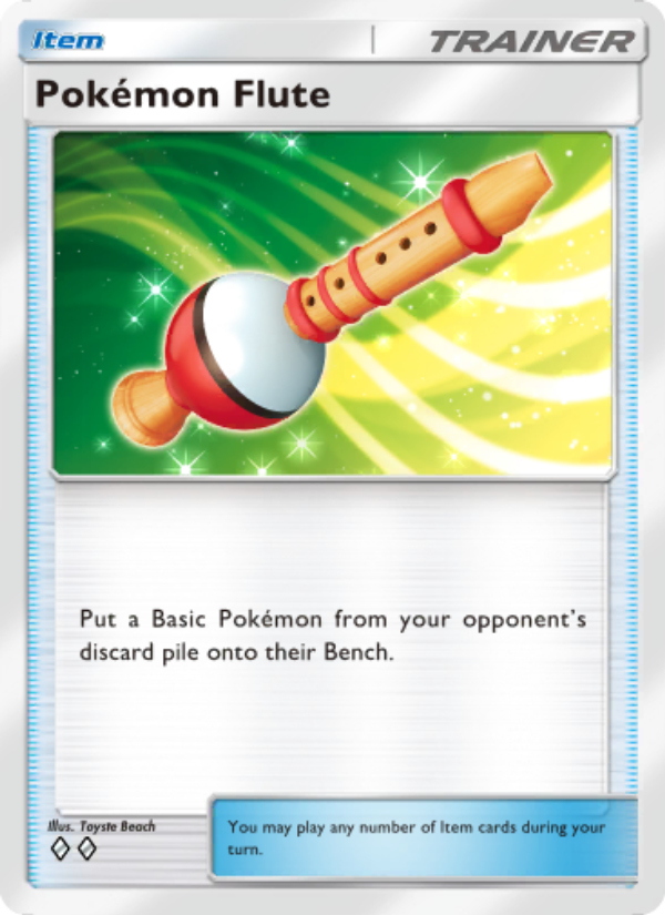 Pokémon Flute 064/86 — Mythical Island (English Pokémon TCG card)