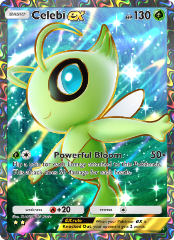 Celebi ex 075/86 — Mythical Island (English Pokémon TCG card)