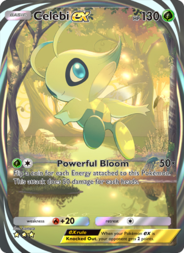 Celebi ex 085/86 — Mythical Island (English Pokémon TCG card)