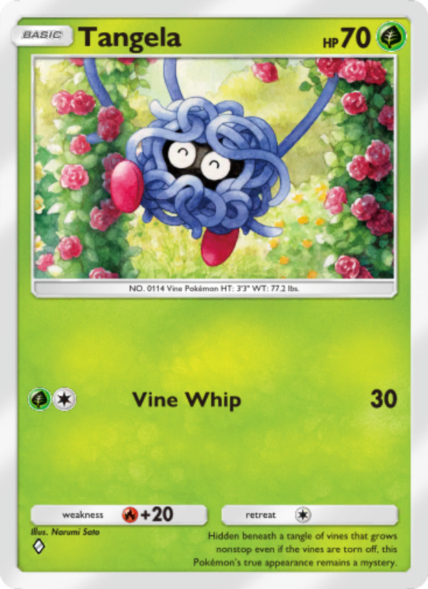 Tangela 004/207 — Space-Time Smackdown (English Pokémon TCG card)