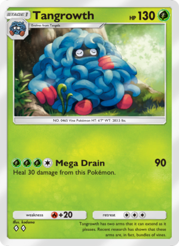 Tangrowth 005/207 — Space-Time Smackdown (English Pokémon TCG card)