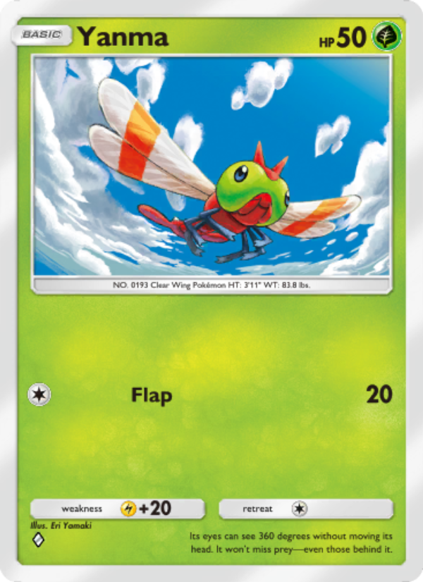 Yanma 006/207 — Space-Time Smackdown (English Pokémon TCG card)