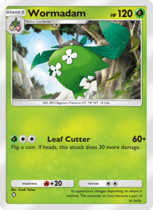 Wormadam 016/207 — Space-Time Smackdown (English Pokémon TCG card)