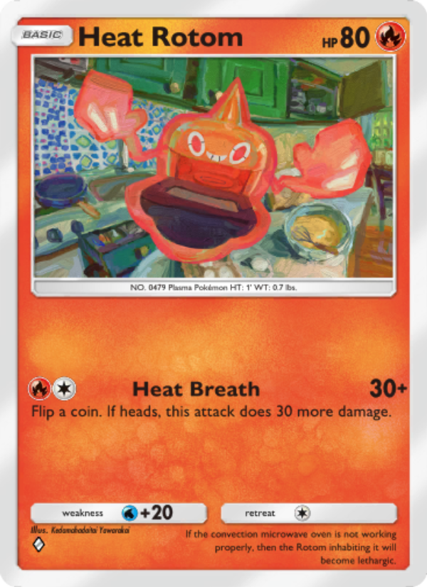 Heat Rotom 030/207 — Space-Time Smackdown (English Pokémon TCG card)