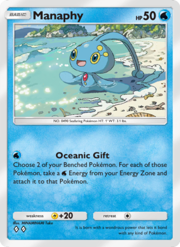Manaphy 050/207 — Space-Time Smackdown (English Pokémon TCG card)