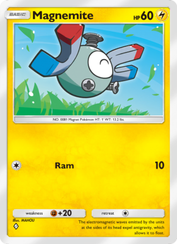 Magnemite 051/207 — Space-Time Smackdown (English Pokémon TCG card)