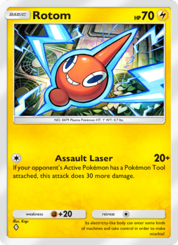 Rotom 062/207 — Space-Time Smackdown (English Pokémon TCG card)