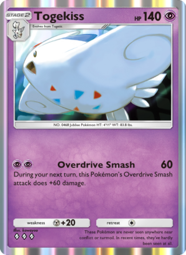 Togekiss 065/207 — Space-Time Smackdown (English Pokémon TCG card)