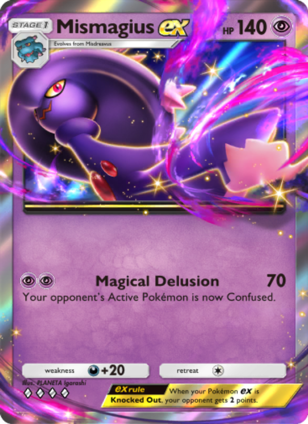 Mismagius ex 067/207 — Space-Time Smackdown (English Pokémon TCG card)