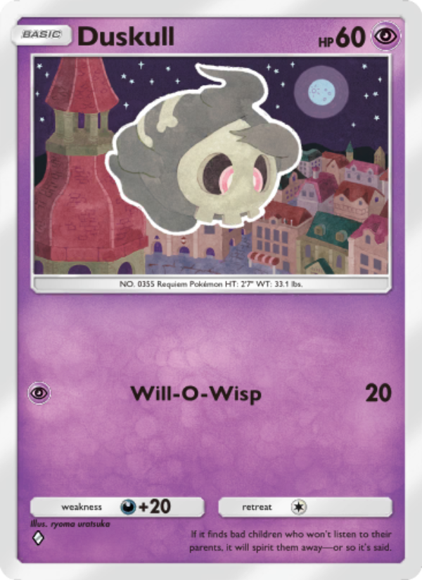 Duskull 070/207 — Space-Time Smackdown (English Pokémon TCG card)