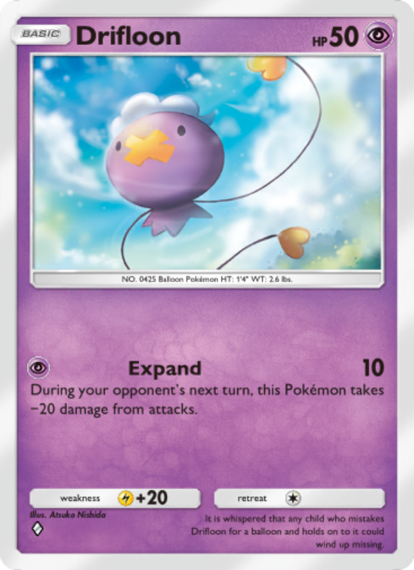 Drifloon 073/207 — Space-Time Smackdown (English Pokémon TCG card)