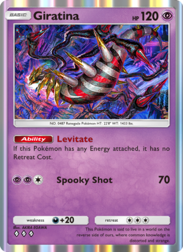 Giratina 078/207 — Space-Time Smackdown (English Pokémon TCG card)