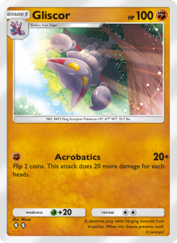 Gliscor 084/207 — Space-Time Smackdown (English Pokémon TCG card)