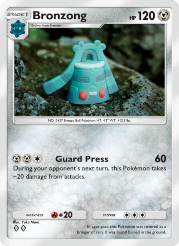 Bronzong 117/207 — Space-Time Smackdown (English Pokémon TCG card)