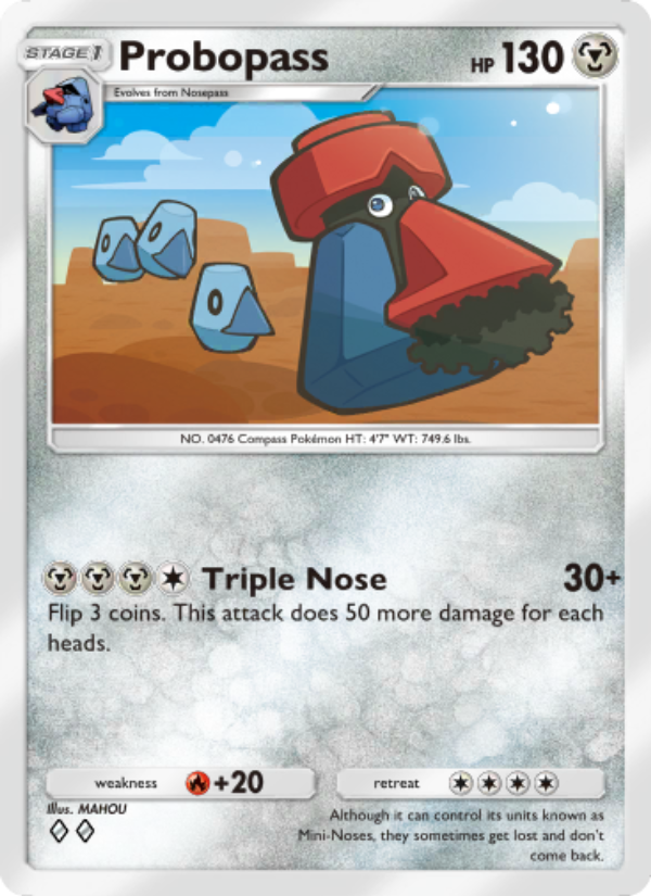 Probopass 118/207 — Space-Time Smackdown (English Pokémon TCG card)
