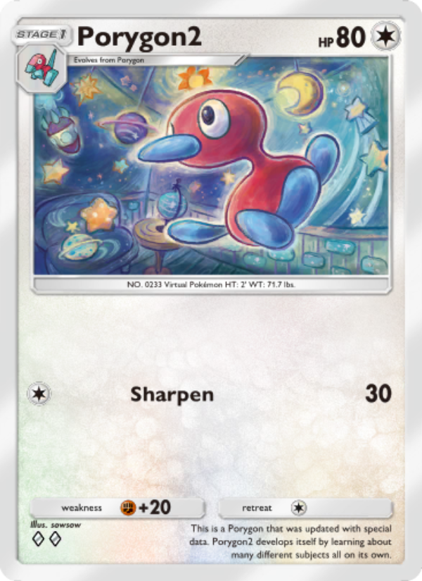 Porygon2 128/207 — Space-Time Smackdown (English Pokémon TCG card)