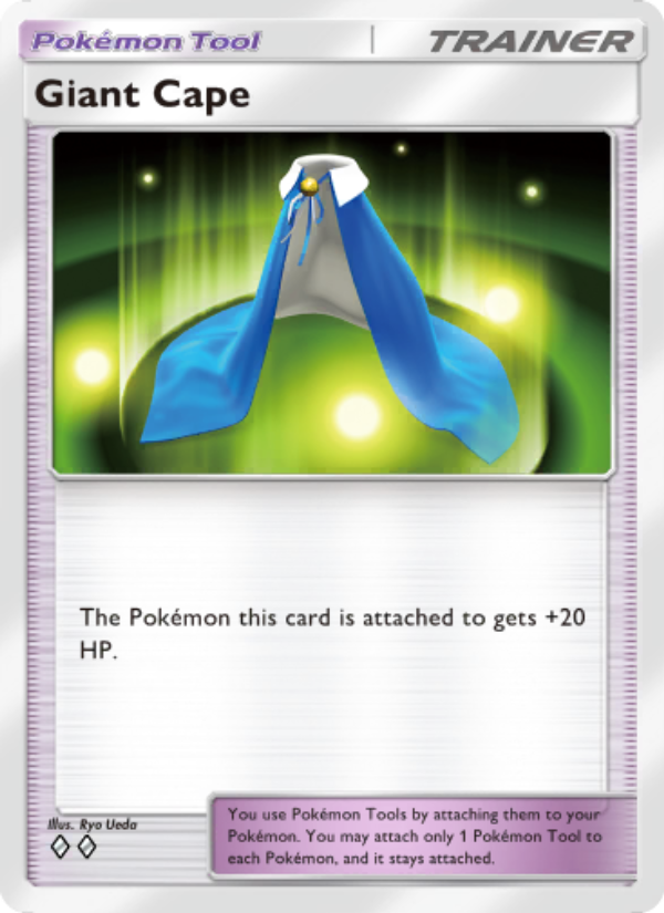 Giant Cape 147/207 — Space-Time Smackdown (English Pokémon TCG card)