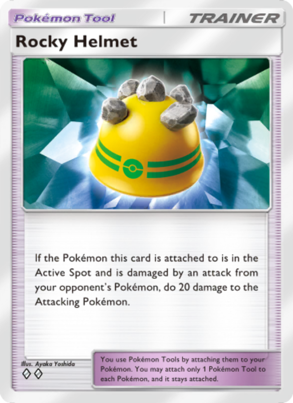 Rocky Helmet 148/207 — Space-Time Smackdown (English Pokémon TCG card)