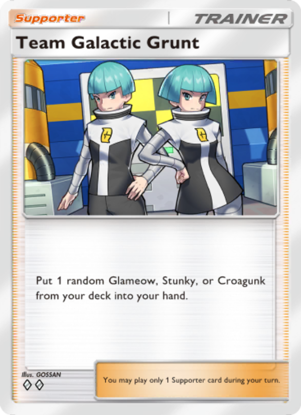 Team Galactic Grunt 151/207 — Space-Time Smackdown (English Pokémon TCG card)