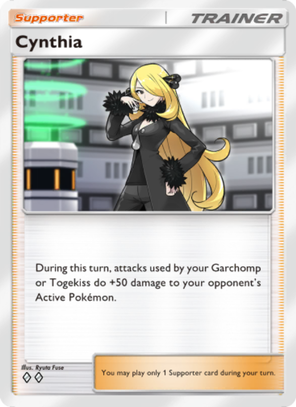 Cynthia 152/207 — Space-Time Smackdown (English Pokémon TCG card)