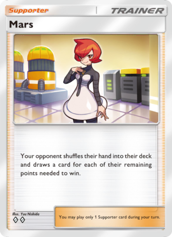 Mars 155/207 — Space-Time Smackdown (English Pokémon TCG card)