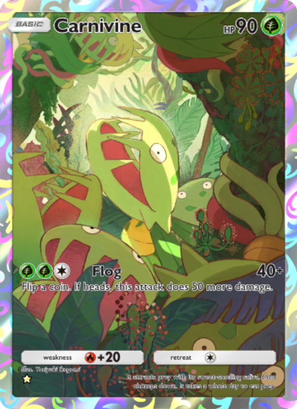 Carnivine 158/207 — Space-Time Smackdown (English Pokémon TCG card)
