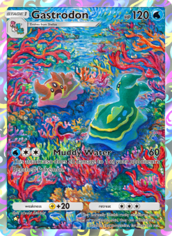 Gastrodon 161/207 — Space-Time Smackdown (English Pokémon TCG card)
