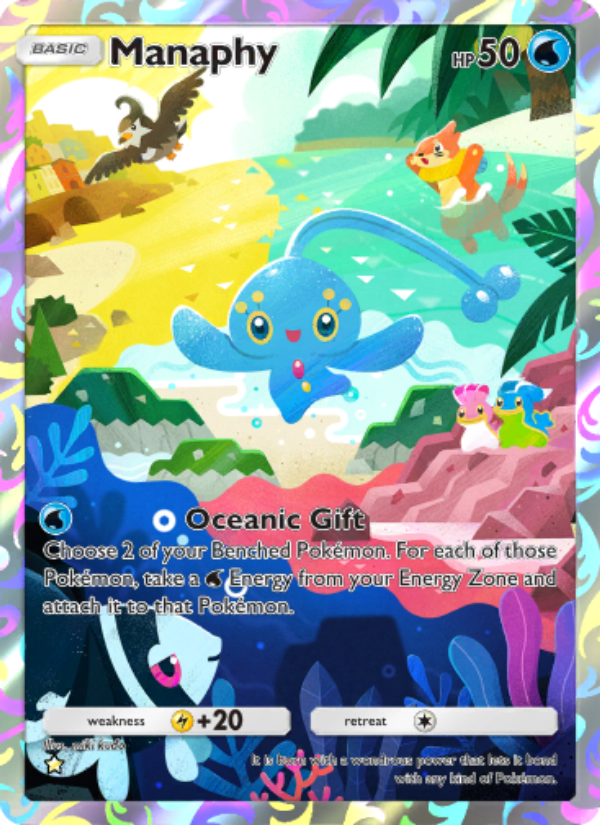 Manaphy 162/207 — Space-Time Smackdown (English Pokémon TCG card)