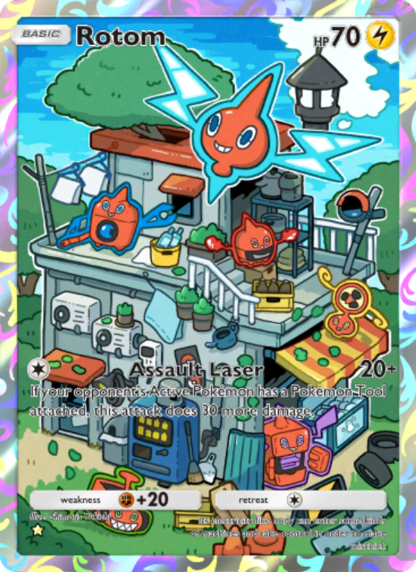 Rotom 164/207 — Space-Time Smackdown (English Pokémon TCG card)