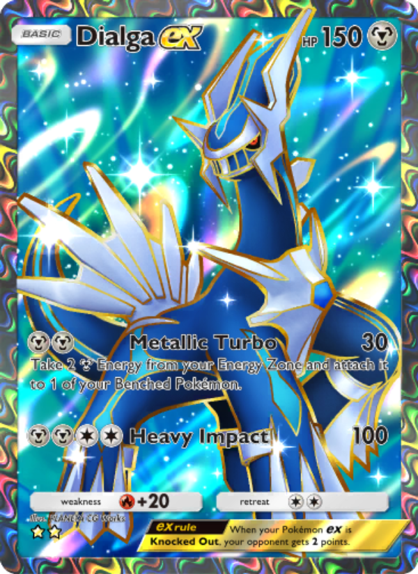 Dialga ex 188/207 — Space-Time Smackdown (English Pokémon TCG card)