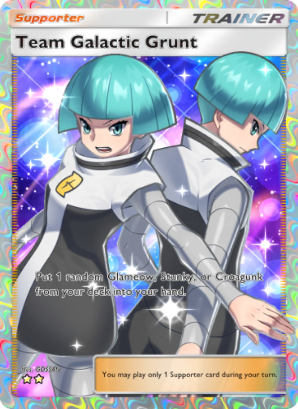 Team Galactic Grunt 191/207 — Space-Time Smackdown (English Pokémon TCG card)