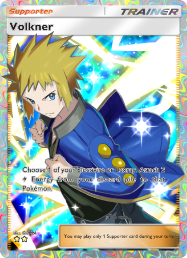 Volkner 193/207 — Space-Time Smackdown (English Pokémon TCG card)