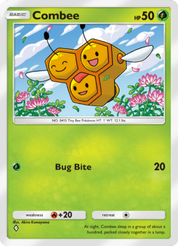 Combee 004/96 — Triumphant Light (English Pokémon TCG card)