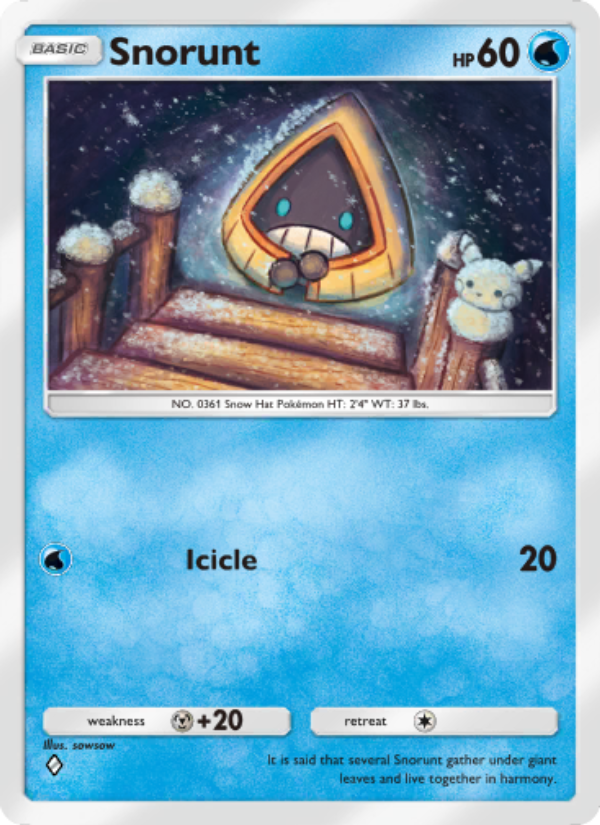 Snorunt 018/96 — Triumphant Light (English Pokémon TCG card)