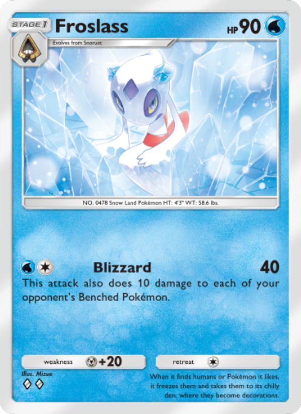Froslass 019/96 — Triumphant Light (English Pokémon TCG card)