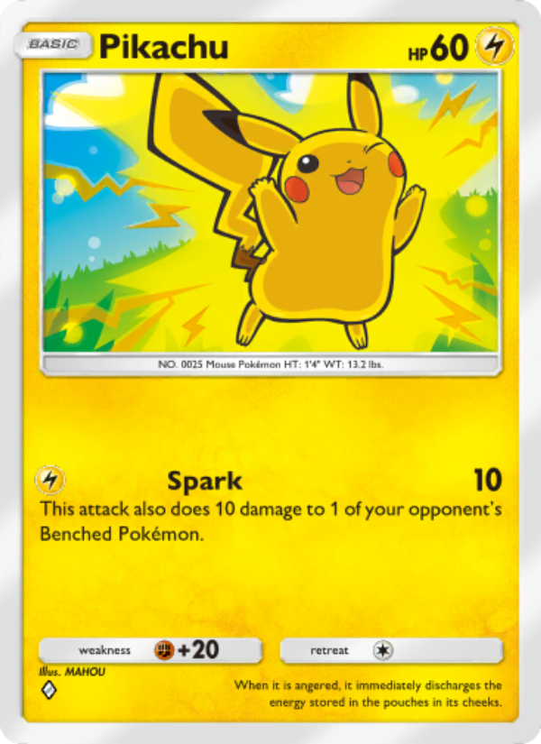 Pikachu 025/96 — Triumphant Light (English Pokémon TCG card)