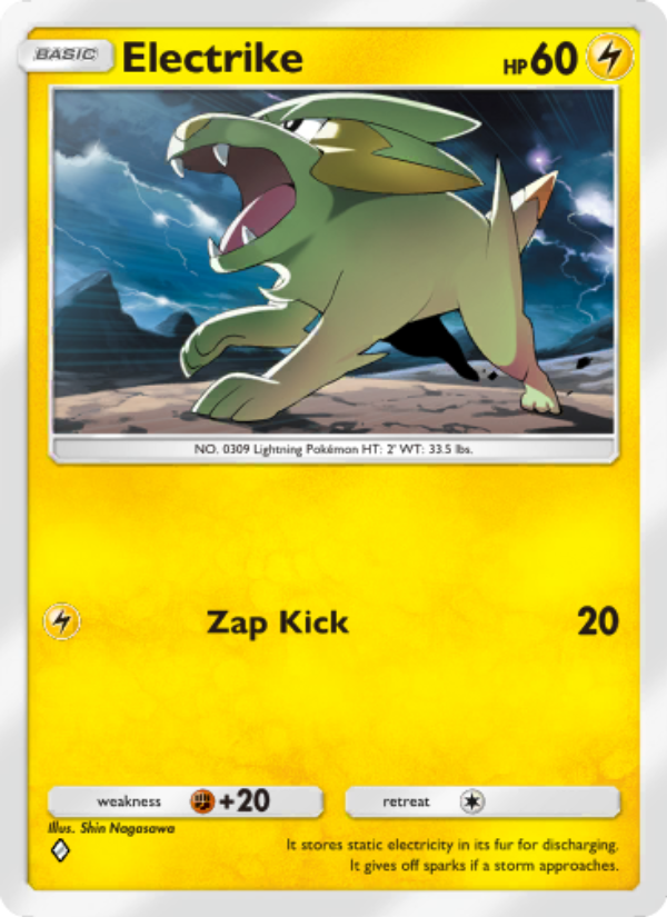 Electrike 027/96 — Triumphant Light (English Pokémon TCG card)